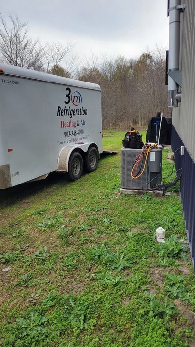 3M Refrigeration service trailer on site